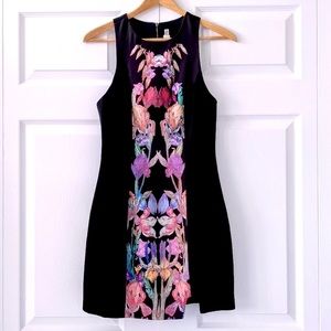 NWOT Keepsake The Label Black Floral Mini Dress